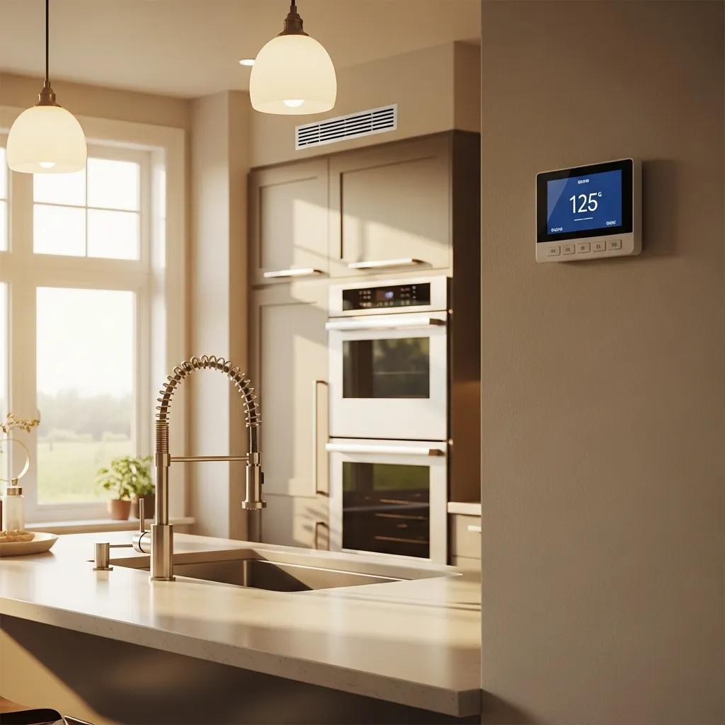 HVAC Blog 1 Cozy home interior with HVAC and plumbing systems highlighting comfort and functionality